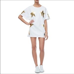 Good American Goodies Super Star gold T-shirt